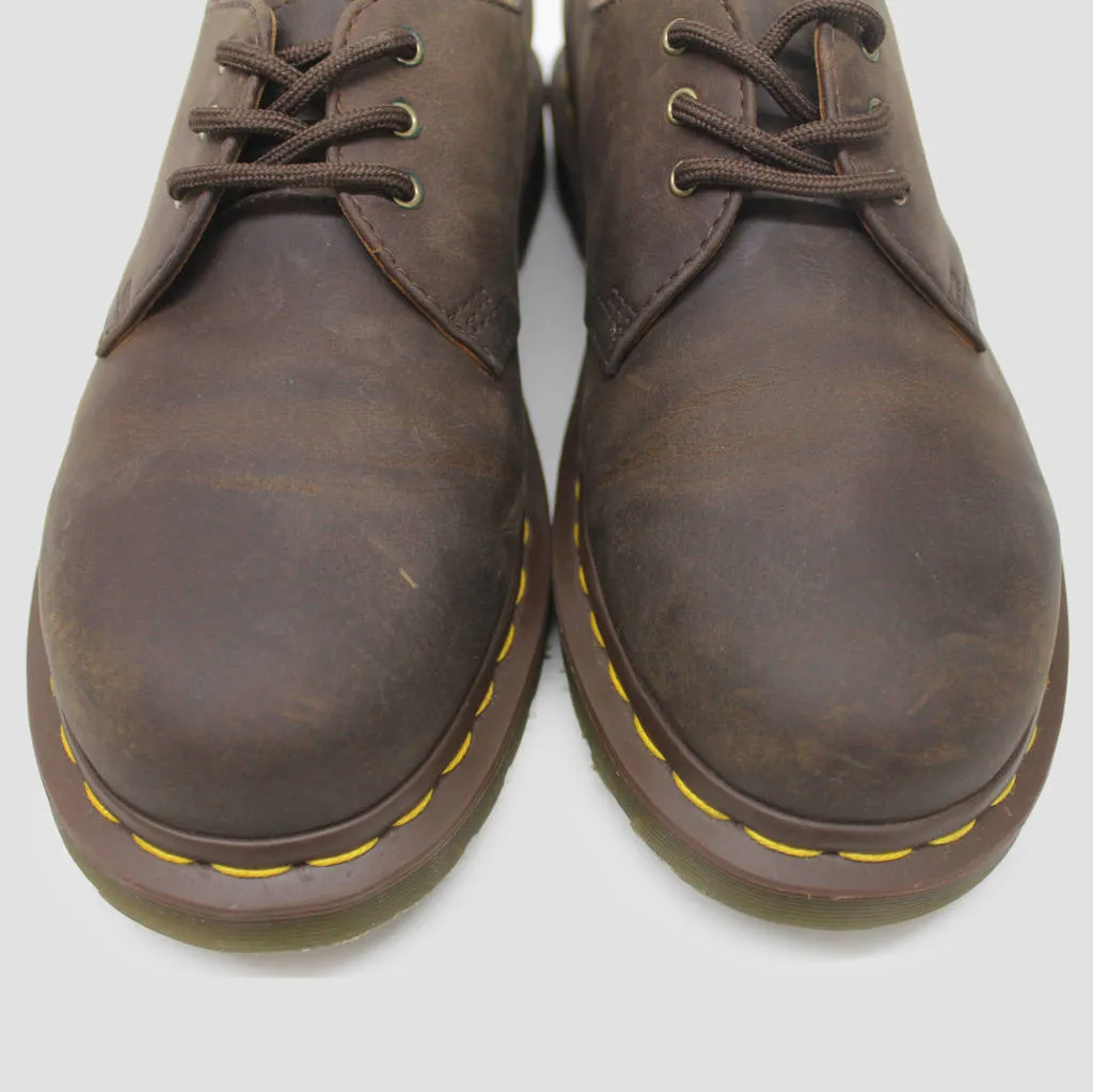 Dr. Martens 1461 3 Eyelet Brown Unisex Derby Shoes Leather - UK 6.5