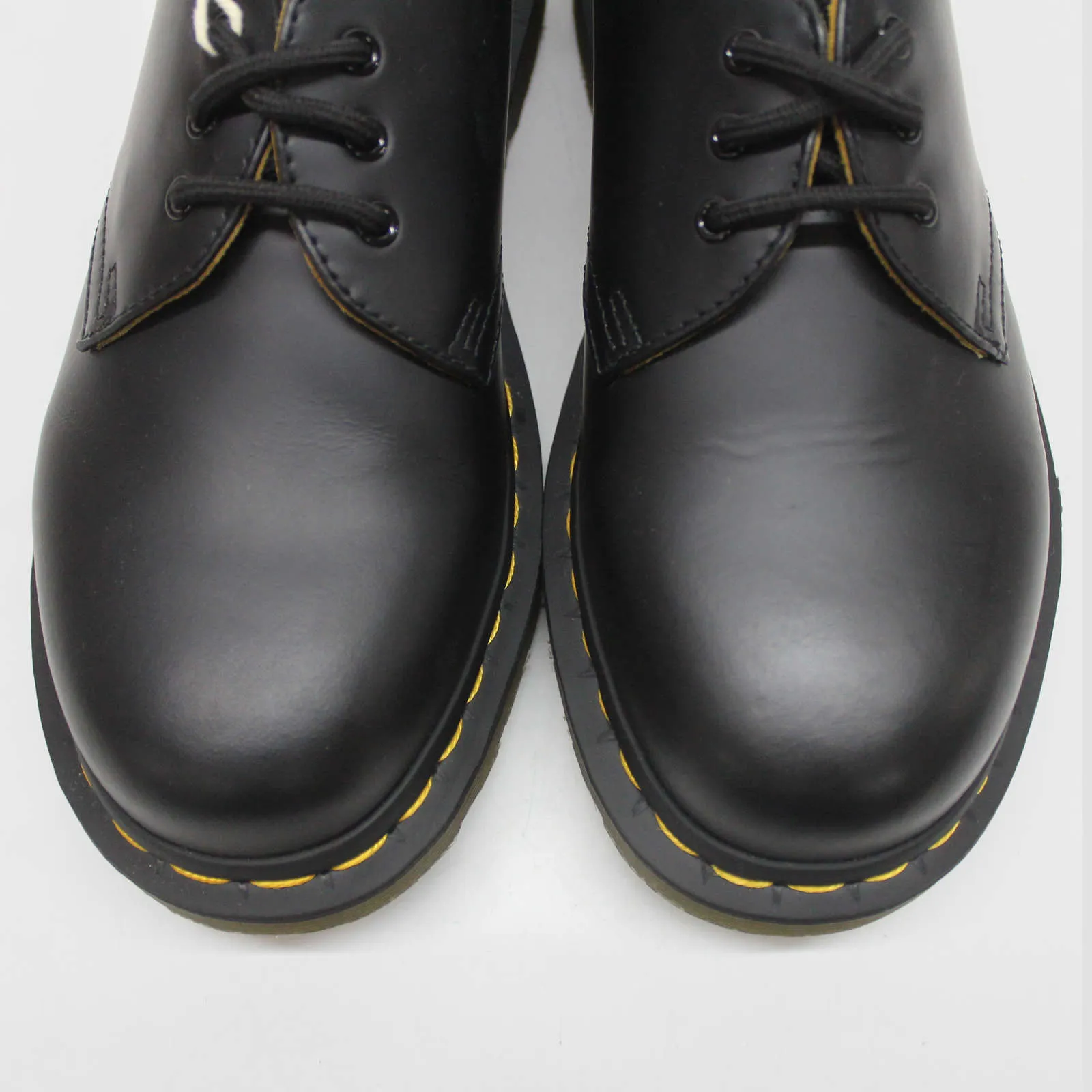 Dr. Martens 1461 3 Eyelet Smooth Black Unisex Shoes - UK 5