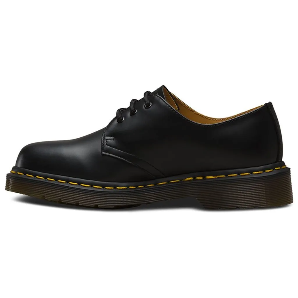 Dr. Martens 1461 3 Eyelet Smooth Black Unisex Shoes - UK 6.5