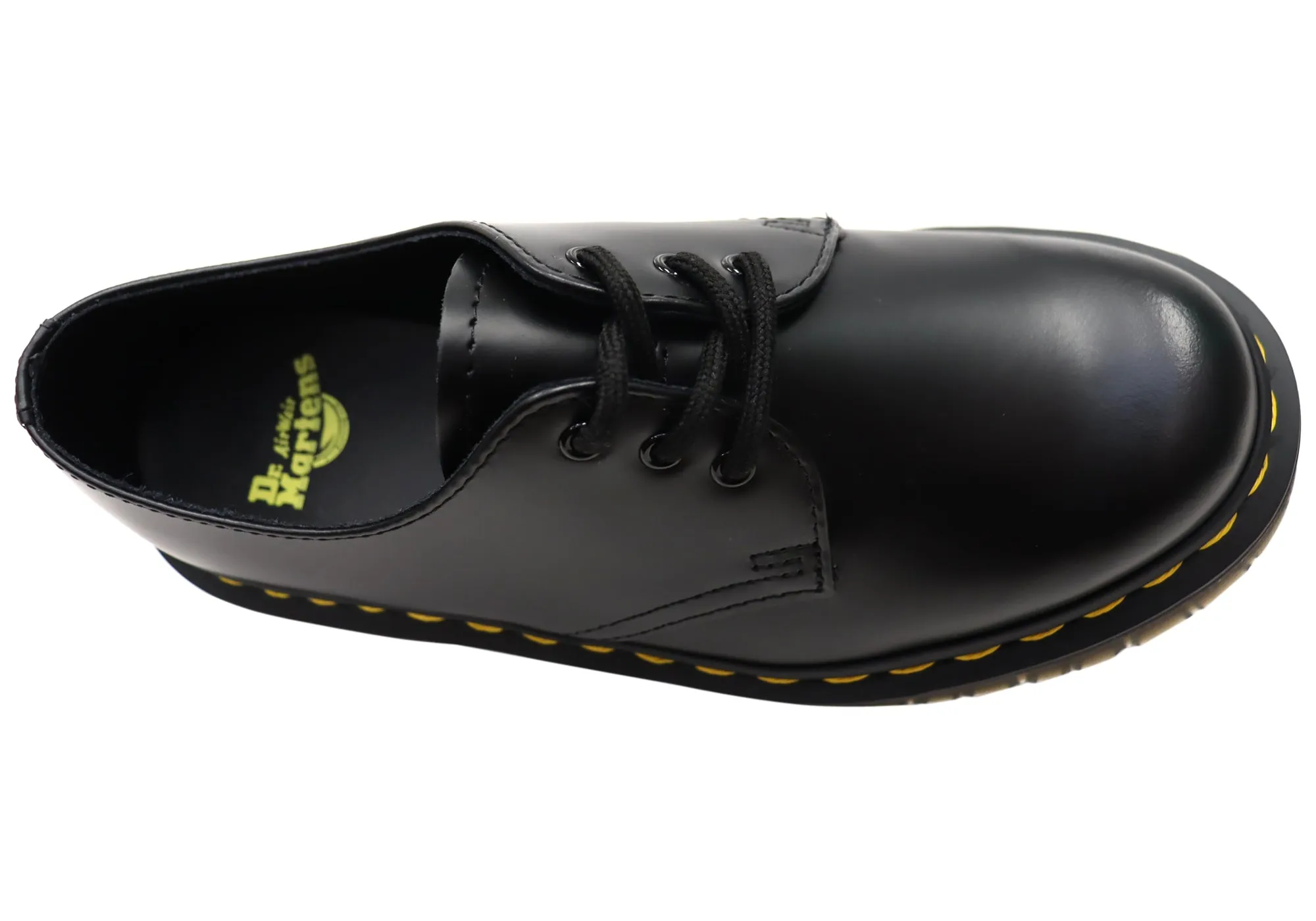 Dr Martens 1461 Bex Black Smooth Lace Up Comfortable Unisex Shoes