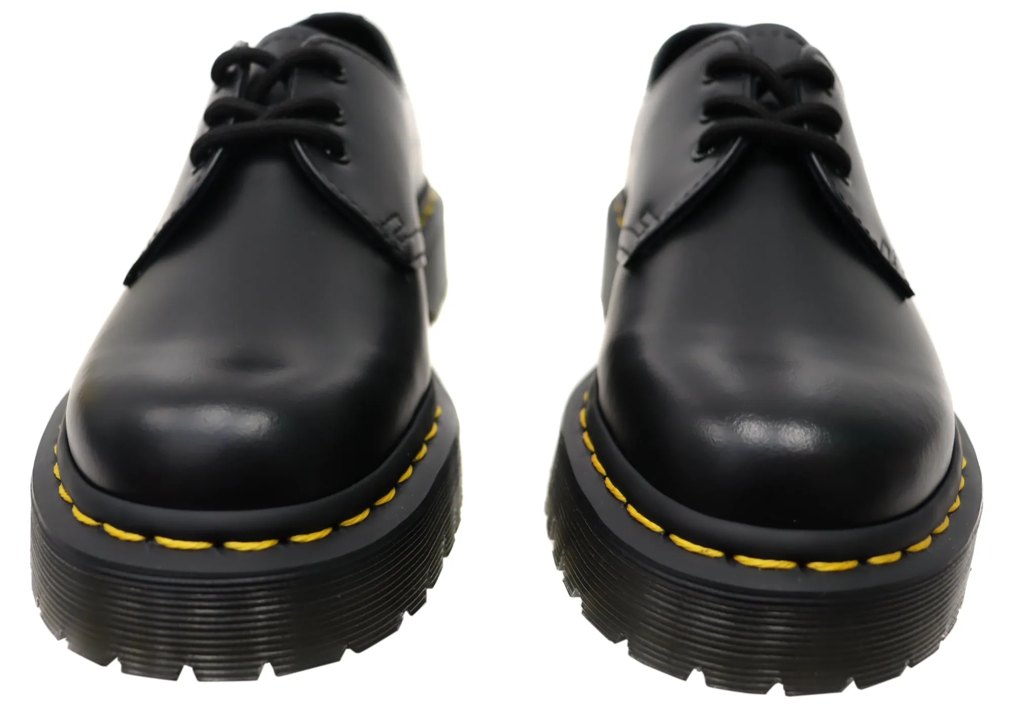 Dr Martens 1461 Bex Black Smooth Lace Up Comfortable Unisex Shoes