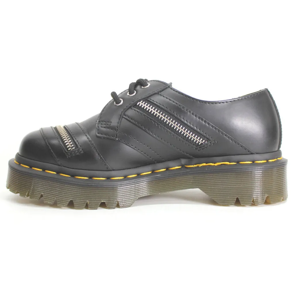 Dr. Martens 1461 Bex Zip 26255001 Leather Unisex Shoes - Black - UK 3