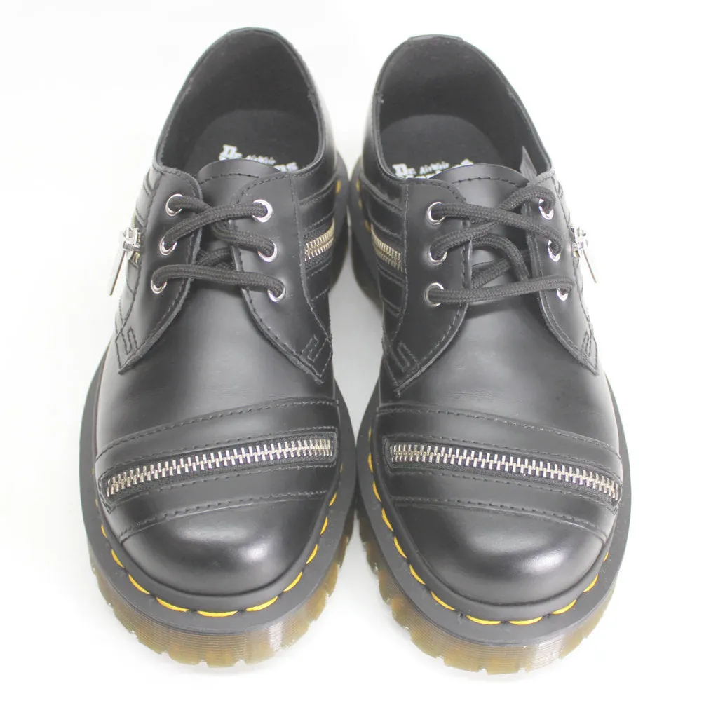 Dr. Martens 1461 Bex Zip 26255001 Leather Unisex Shoes - Black - UK 3