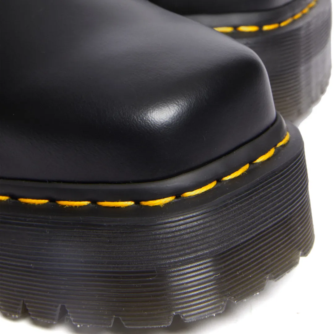 Dr. Martens 1461 Quad Squared - Black Polished Smooth Leather