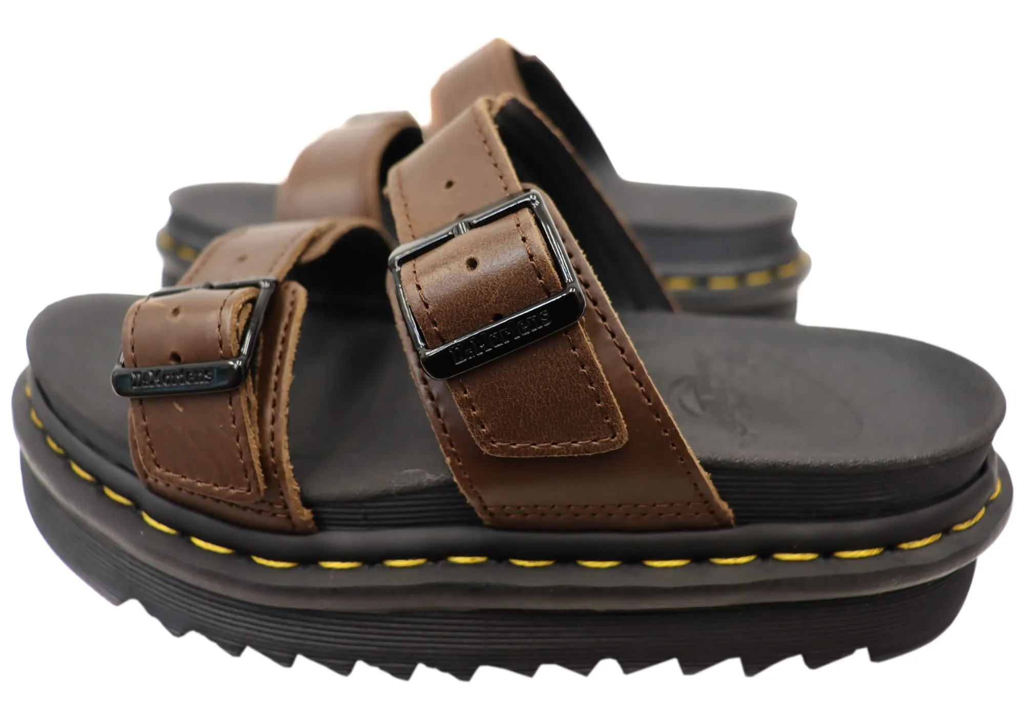 Dr Martens Womens Fashion Platform Leather Myles Sandals