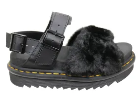 Dr Martens Womens Fashion Platform Voss II Fluffy Sandals