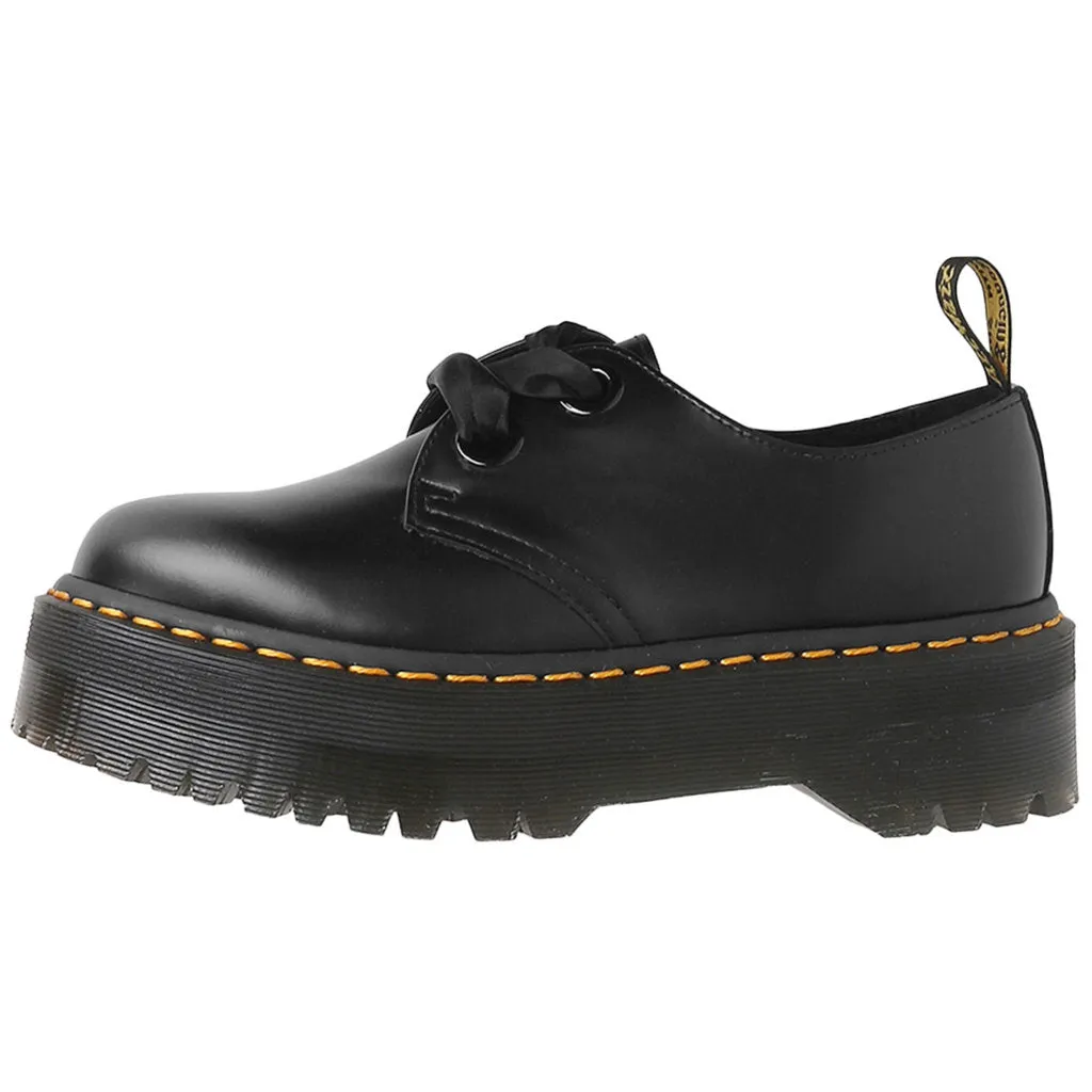 Dr. Martens Womens Shoes Holly Casual Platform Lace-Up Leather - UK 6.5