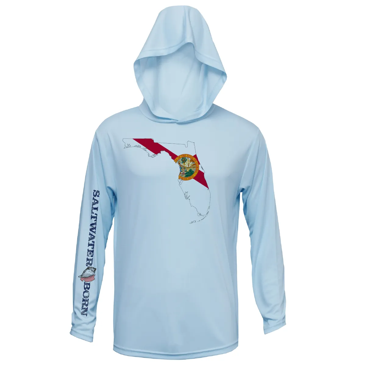 Dunedin, FL State of Florida Long Sleeve UPF 50+ Dry-Fit Hoodie