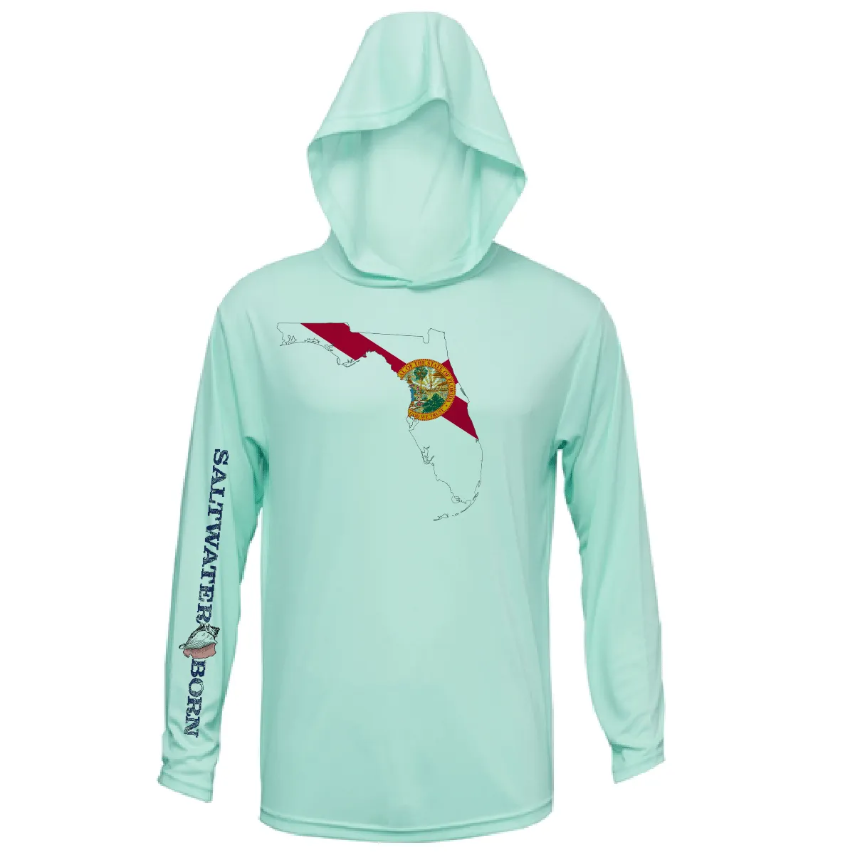 Dunedin, FL State of Florida Long Sleeve UPF 50+ Dry-Fit Hoodie