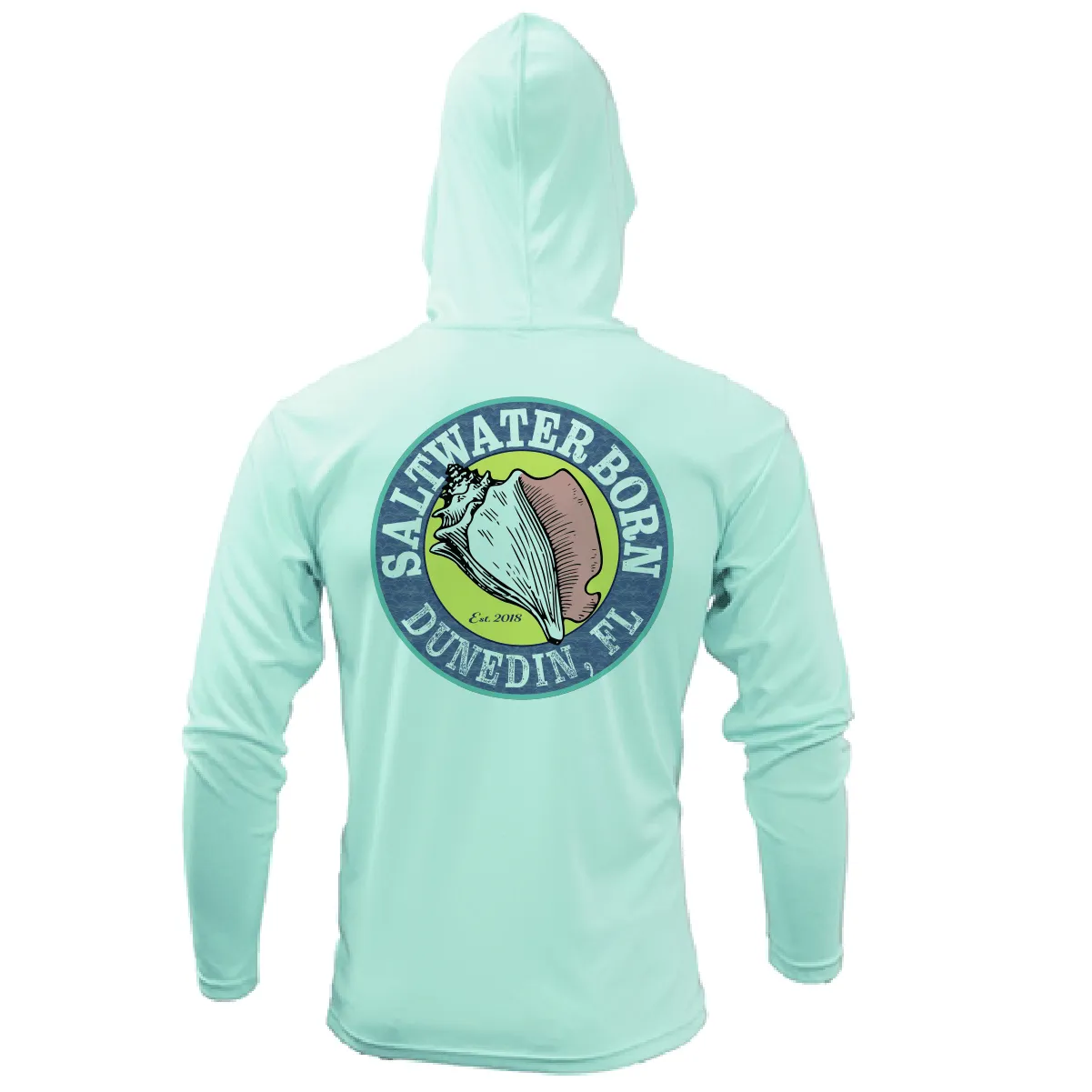 Dunedin, FL State of Florida Long Sleeve UPF 50+ Dry-Fit Hoodie