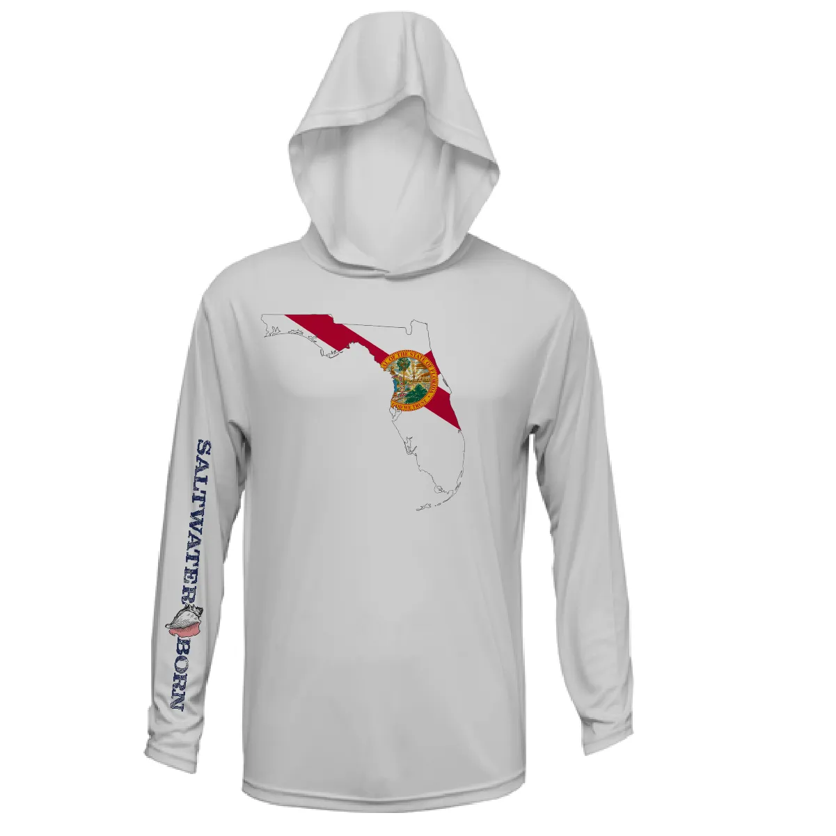 Dunedin, FL State of Florida Long Sleeve UPF 50+ Dry-Fit Hoodie