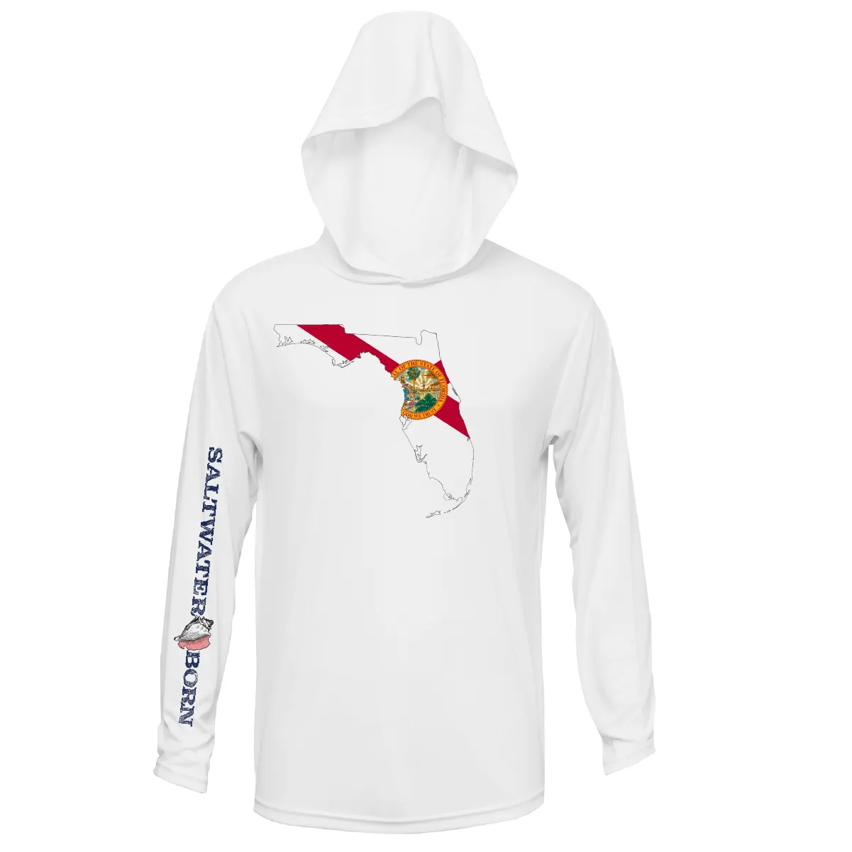 Dunedin, FL State of Florida Long Sleeve UPF 50+ Dry-Fit Hoodie