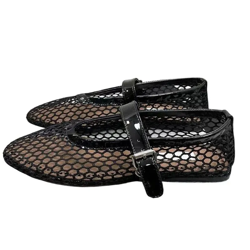 Fashion Mesh Women Ballet Flats