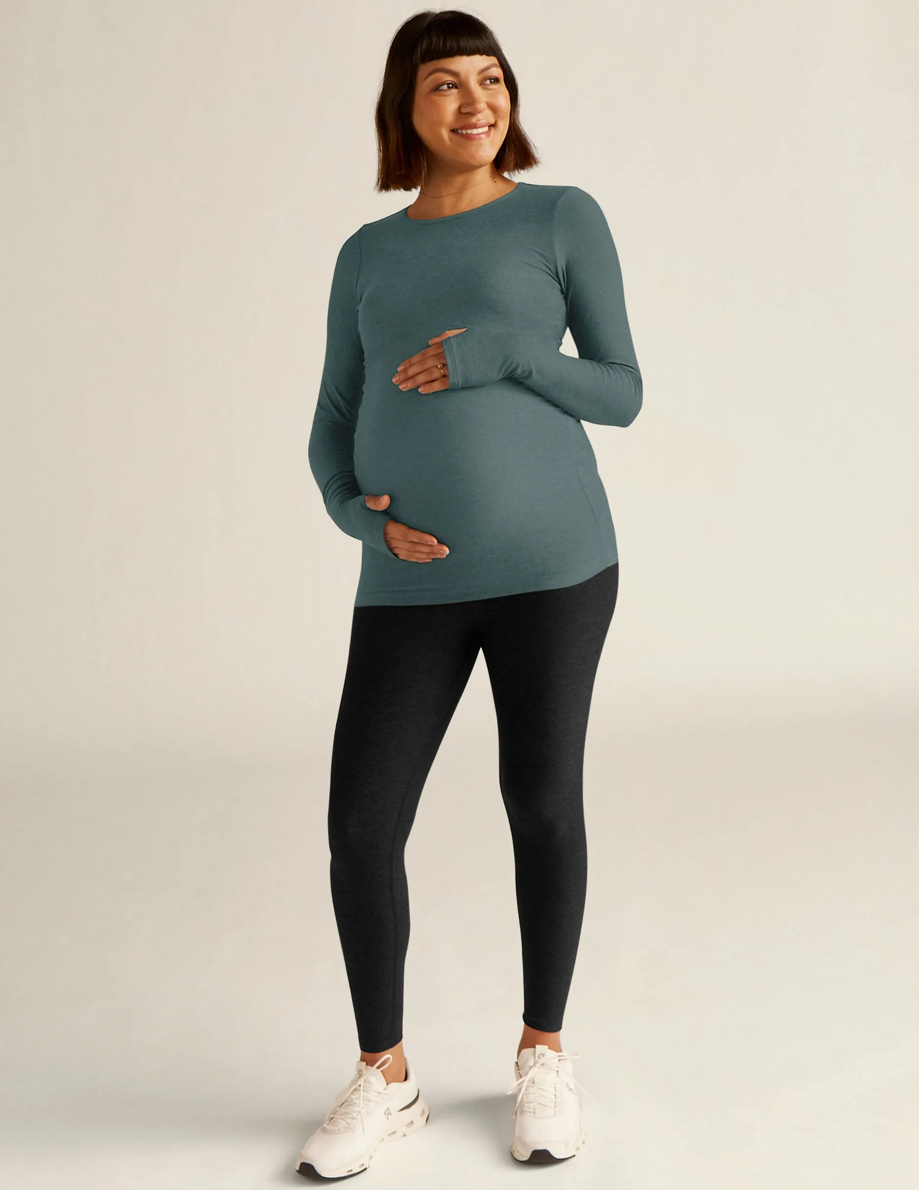 Featherweight Count On Me Maternity Crew Pullover