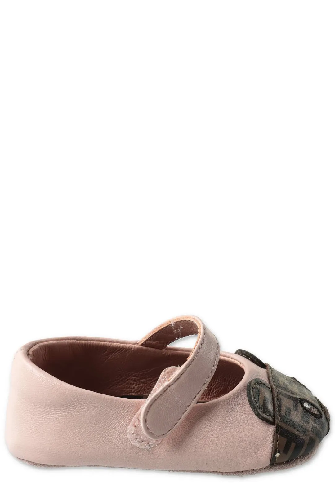 Fendi Kids FF Animal Toecap Ballerina Flats