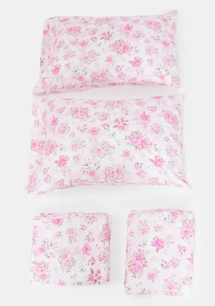 Floating Roses Sheet Set-