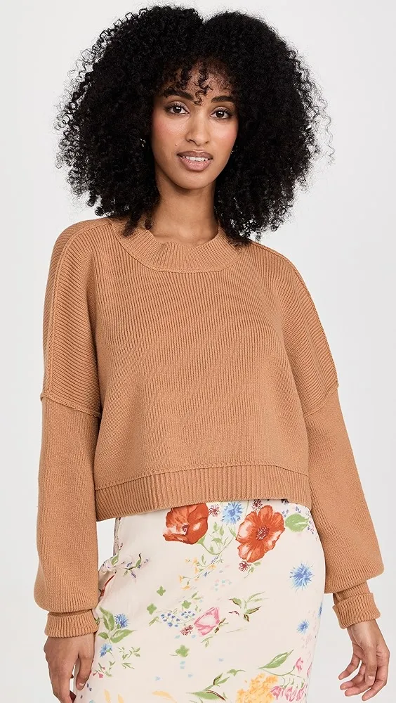 Free People   Easy Street Crop Pullover 