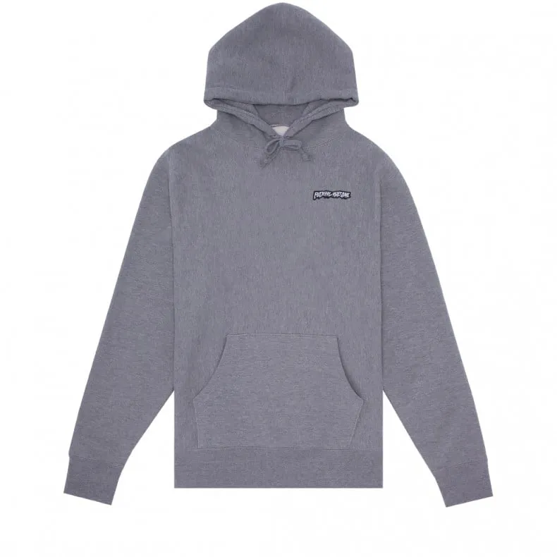 Fucking Awesome Little Stamp Pullover Hooded Sweatshirt (Gunmetal)