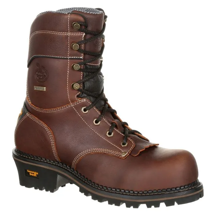 Georgia Boot Men's 9 Inch WP CT AMP LT Logger