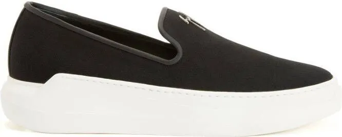 Giuseppe Zanotti Conley logo-plaque sneakers Black