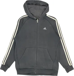 Grey Zip-up Hoodie by Adidas | ThriftTale