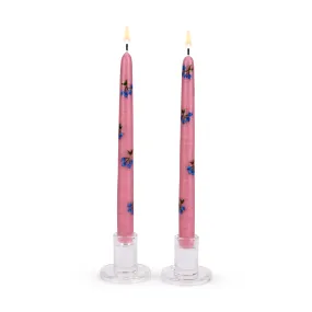 Hand-Painted Fruit Candles - Set of 2