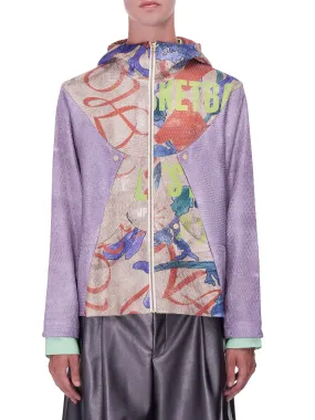 Hayden Paneled Windbreaker (N3-JK-09-MULTI-LAVENDER-GREEN)