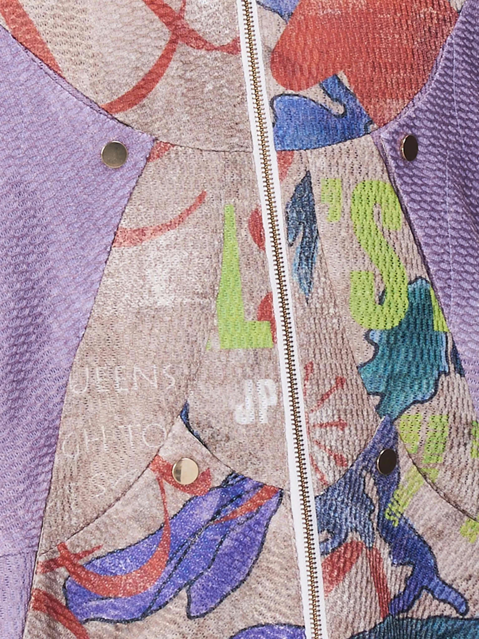 Hayden Paneled Windbreaker (N3-JK-09-MULTI-LAVENDER-GREEN)