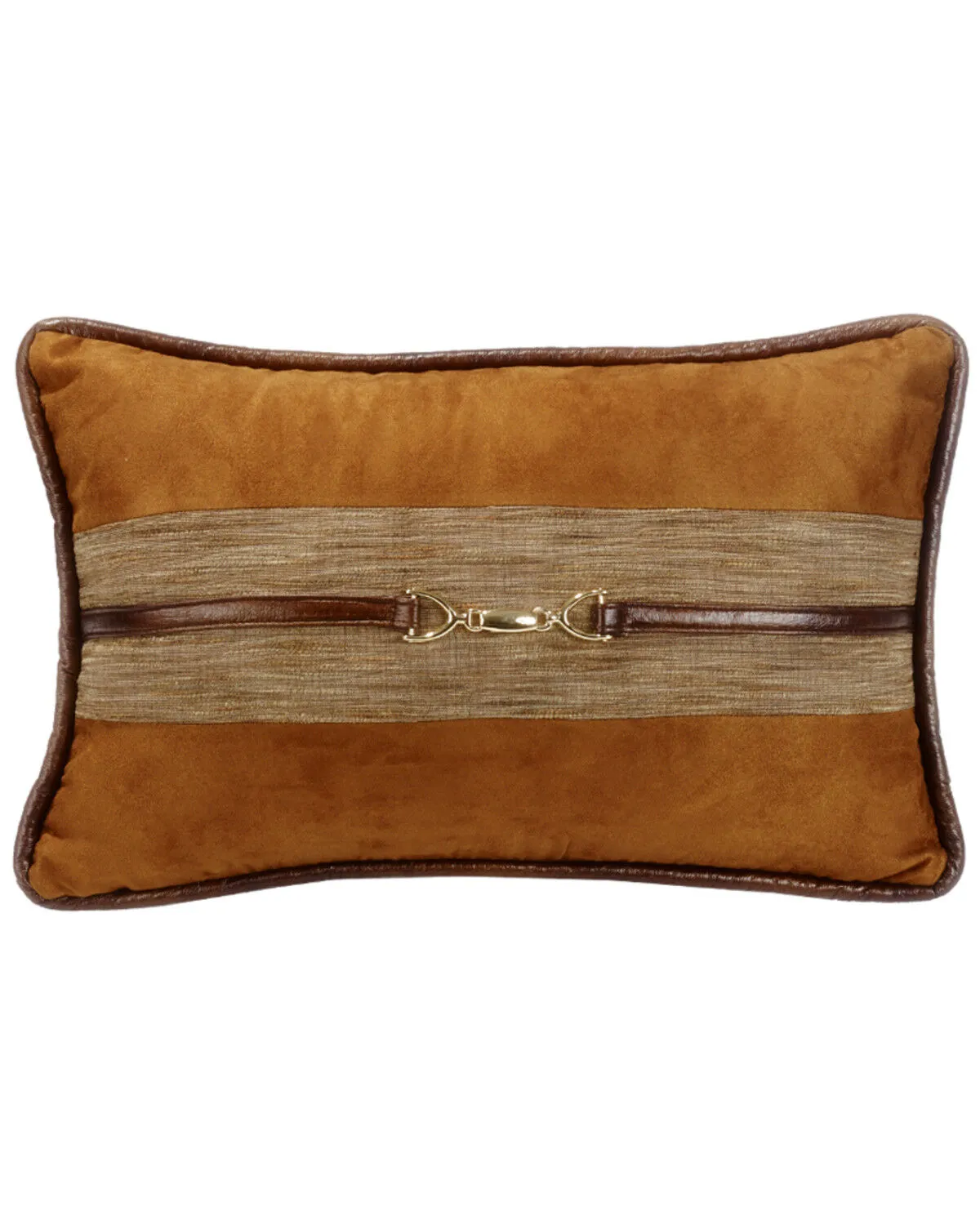 HiEnd Accent Multi Highland Lodge Suede Buckle Pillow