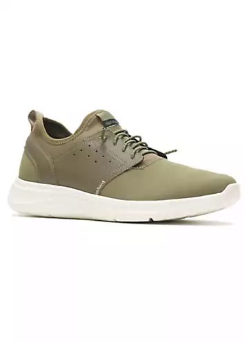 Hush Puppies Mens Green Elevate Bungee Trainers | Grattan