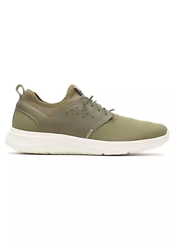 Hush Puppies Mens Green Elevate Bungee Trainers | Grattan