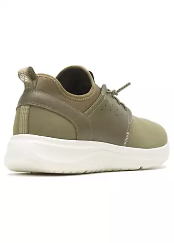 Hush Puppies Mens Green Elevate Bungee Trainers | Grattan