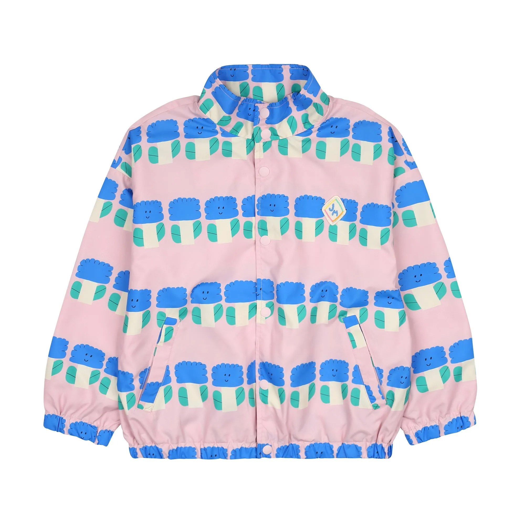 Jelly Mallow Big Flower Windbreaker | Pink