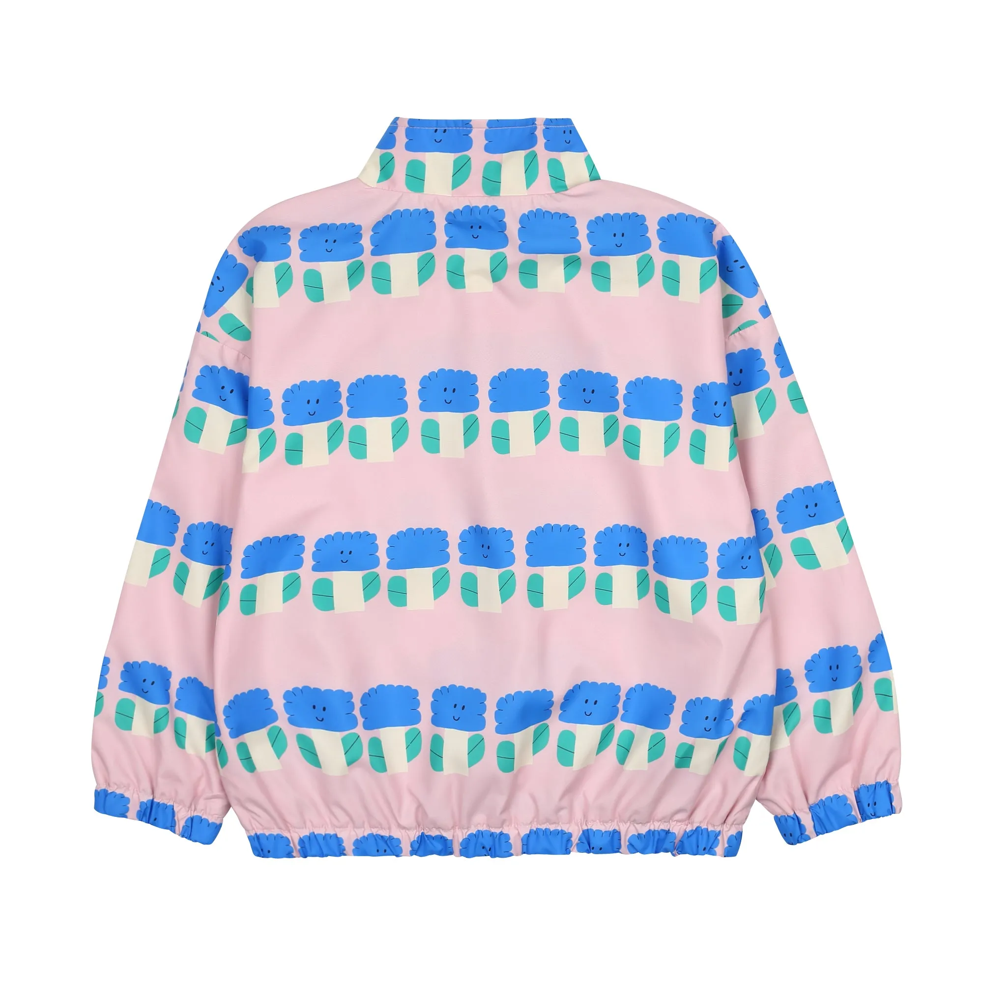 Jelly Mallow Big Flower Windbreaker | Pink