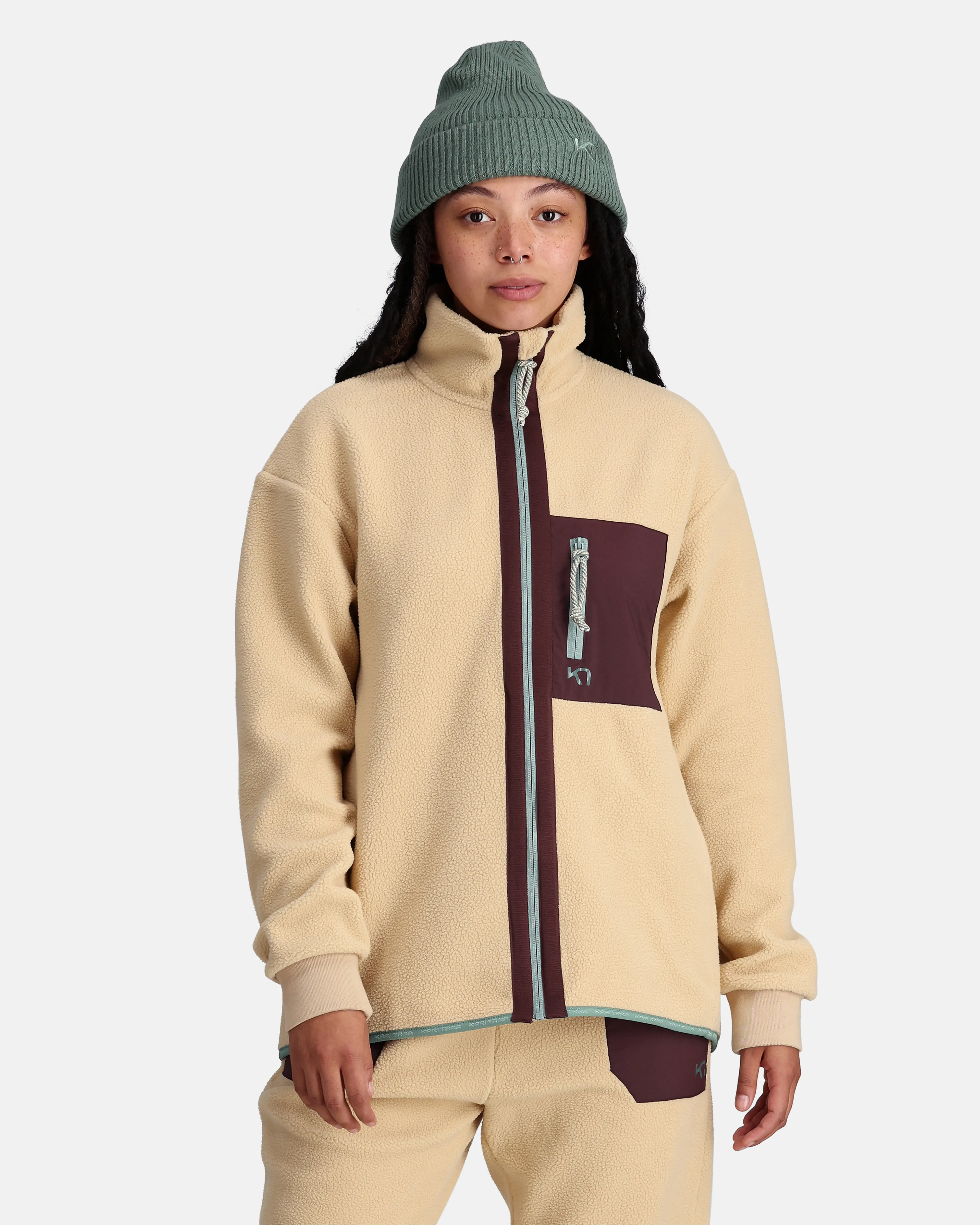 Kari Traa Women's Ane Pile Jacket Oat | Buy Kari Traa Women's Ane Pile Jacket Oat here | Outnorth