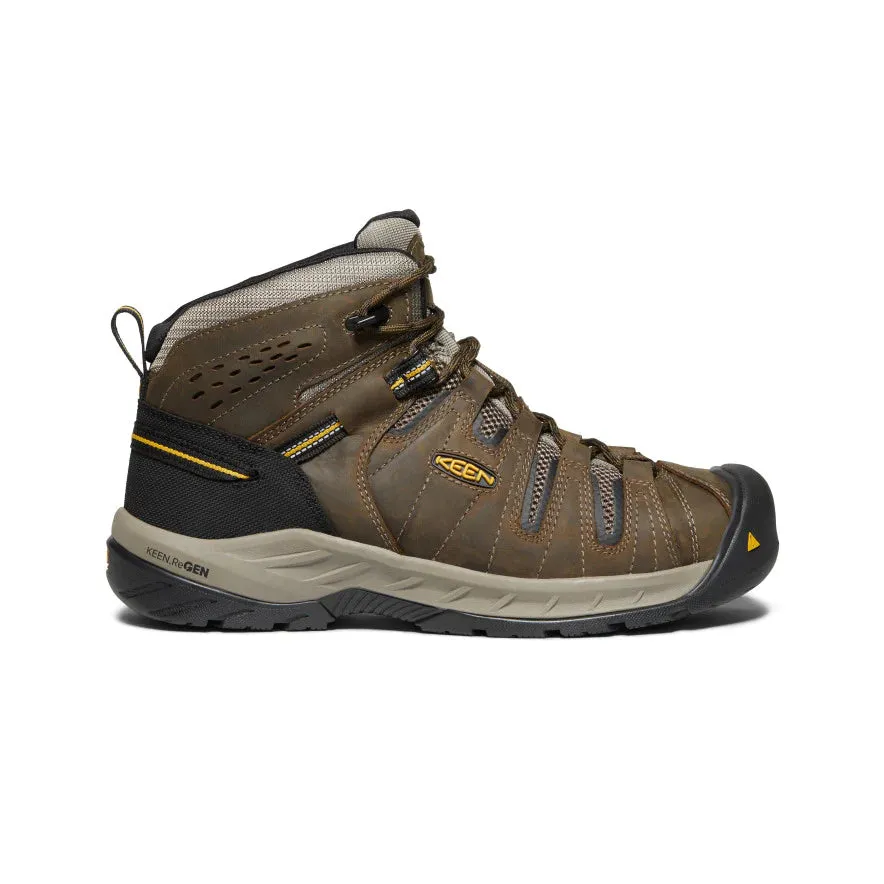 Keen Men's Flint II Boot (Steel Toe) 13DCascade Brown/Golden Rod