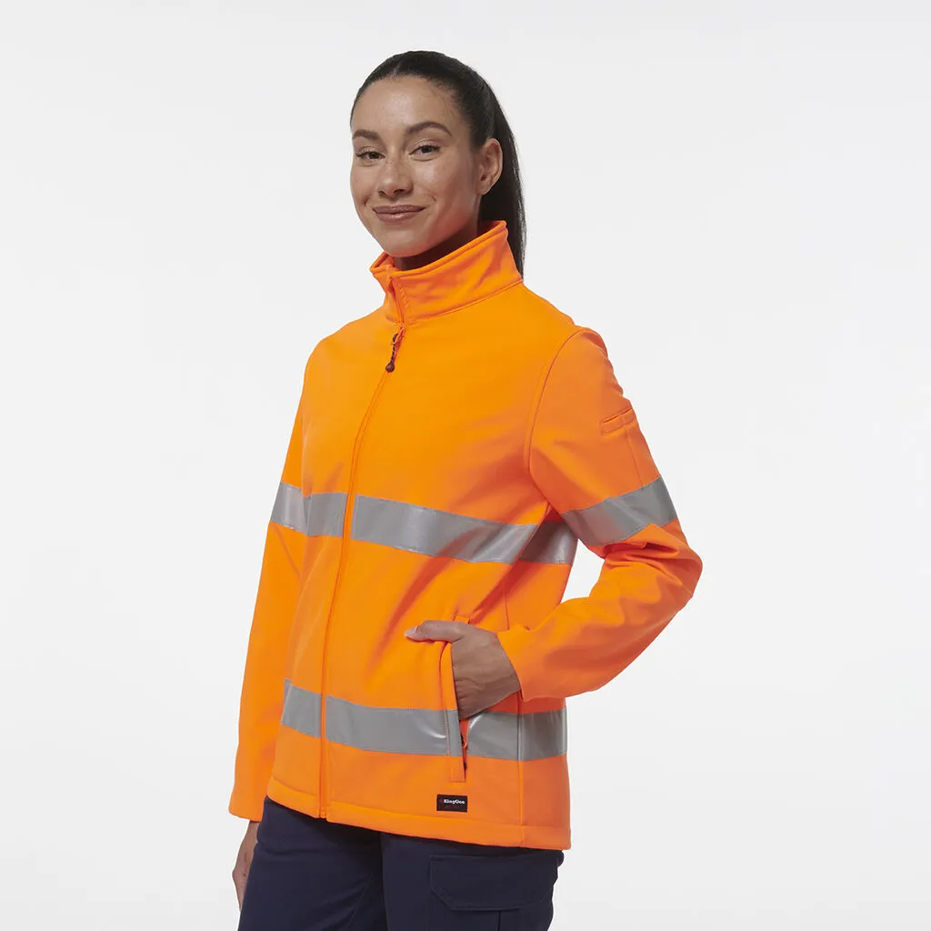 King Gee Women's Reflective Soft Shell Jacket (K45007)-