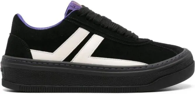 Lanvin x Future panelled suede sneakers Black