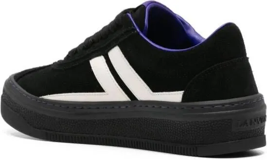 Lanvin x Future panelled suede sneakers Black