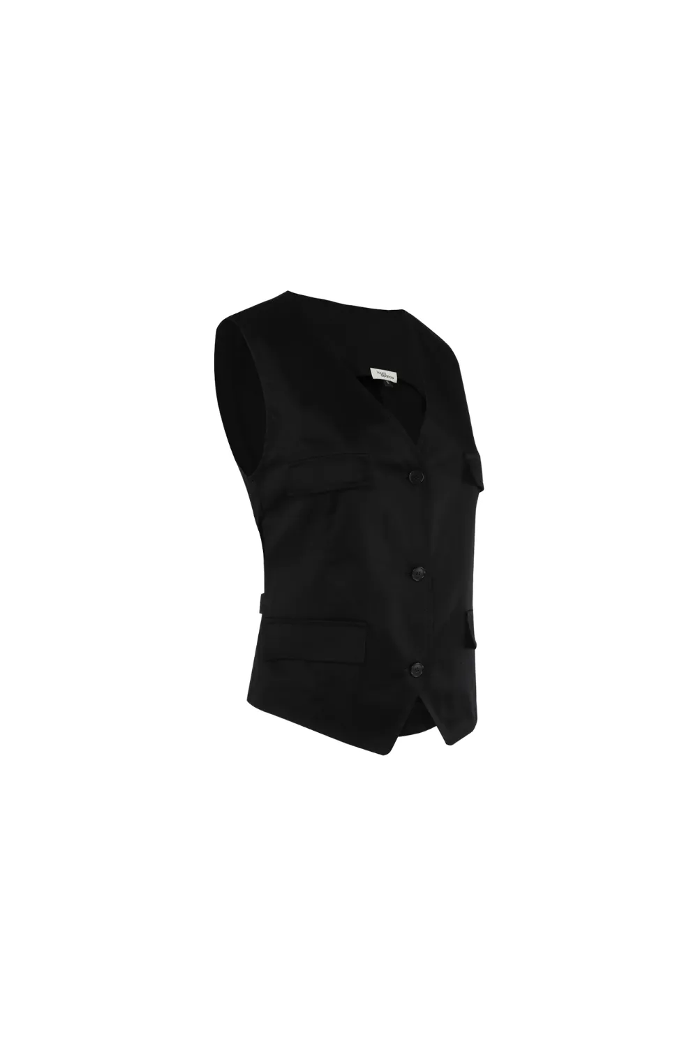   Laura Aparicio Fitted Vest - Black  