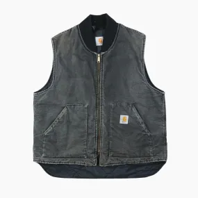 Lined Vest - Washed Charcoal