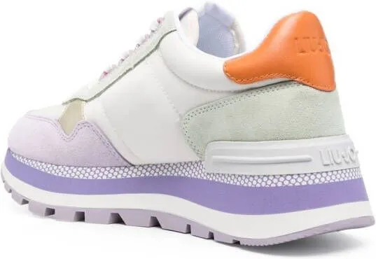 LIU JO Amazing colour-block sneakers Neutrals