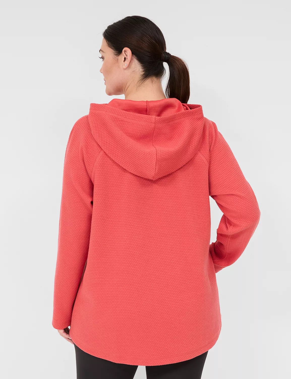 LIVI Long-Sleeve Lightweight Quilted Hoodie