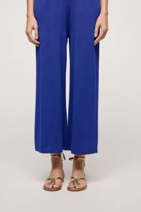 Luisa Spagnoli CUPOLINO BLUETTE KNIT TROUSERS