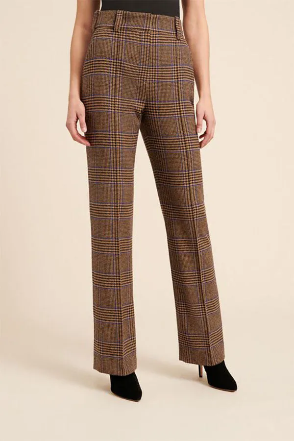 Luisa Spagnoli ORON CLASSIC TARTAN TROUSERS