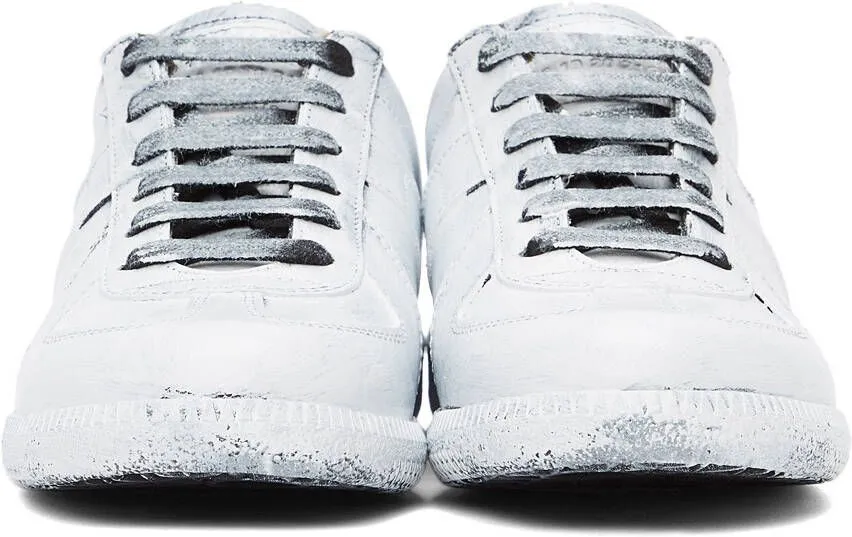 Maison Margiela Off-White Painted Replica Sneakers