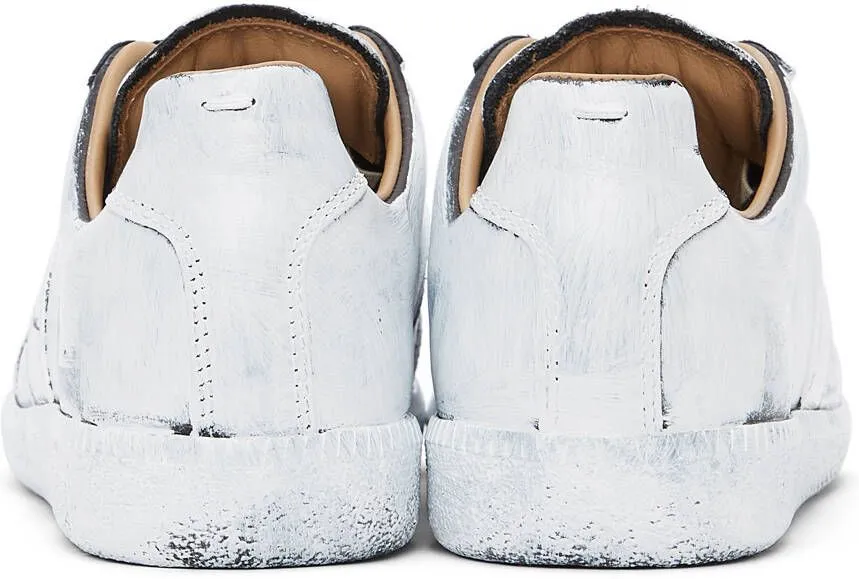 Maison Margiela Off-White Painted Replica Sneakers