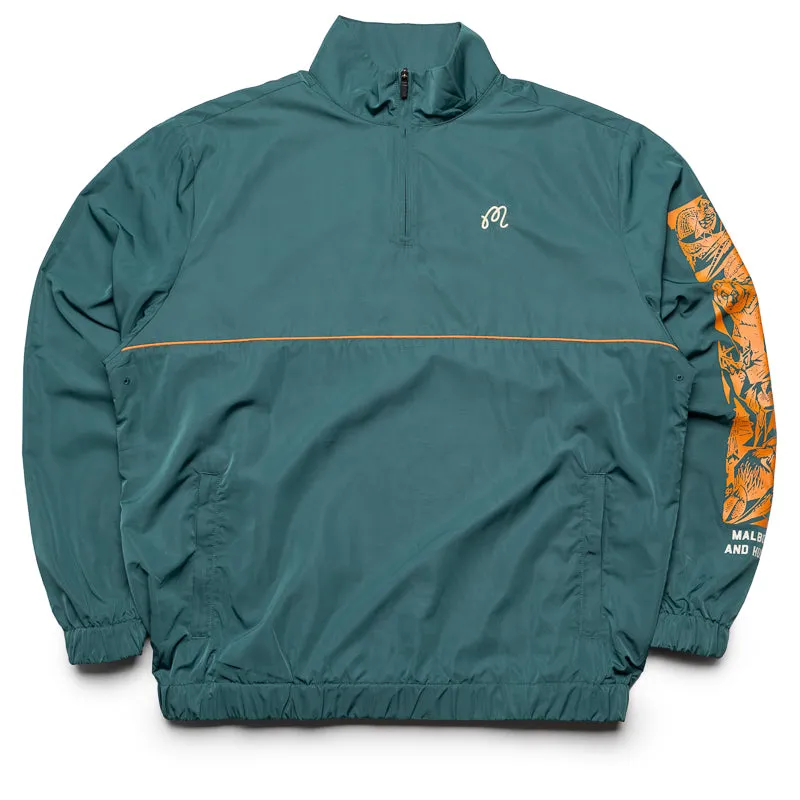 Malbon Golf Hunt Club Windbreaker - Forest Green