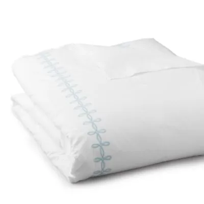 Matouk Gordian Knot Percale Duvet Cover, King