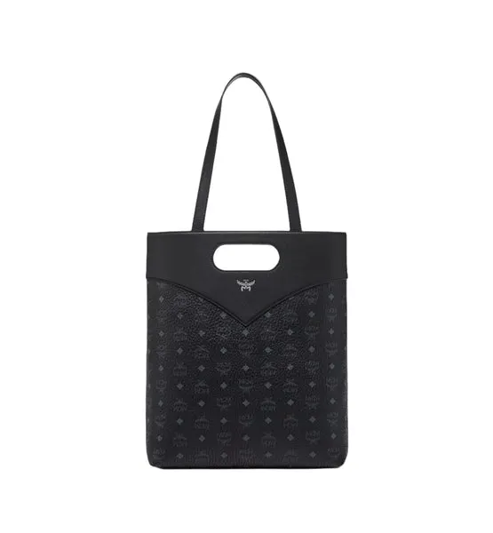 MCM Diamond Ladies Tote in Visetos Leather Mix